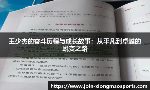 王少杰的奋斗历程与成长故事：从平凡到卓越的蜕变之路